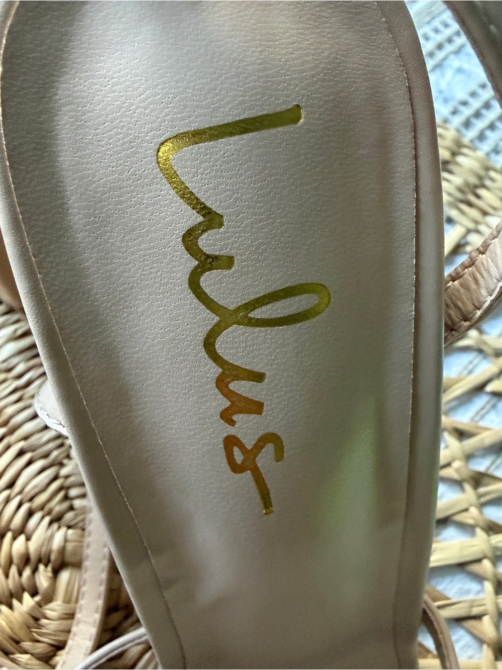 Lulu's Goldin Strappy Block Heel Sandals NWOT - Picture 6 of 7